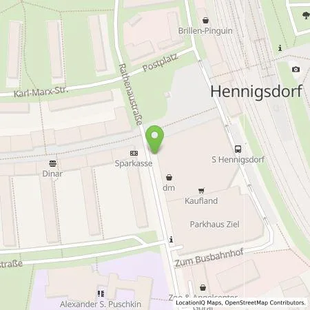 Standortübersicht der Tankstelle ubitricity Gesellschaft für verteilte Energiesysteme mbH in 16761 Hennigsdorf