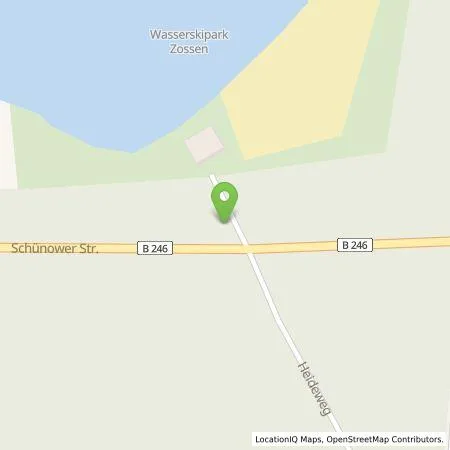 Standortübersicht der Tankstelle ubitricity Gesellschaft für verteilte Energiesysteme mbH in 15806 Zossen