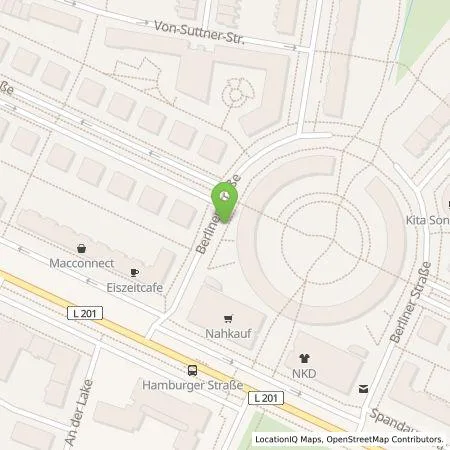 Standortübersicht der Tankstelle ubitricity Gesellschaft für verteilte Energiesysteme mbH in 14612 Falkensee