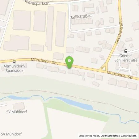 Standortübersicht der Tankstelle Mer Germany GmbH in 84453 Mühldorf
