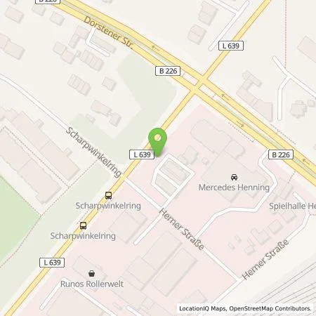 Standortübersicht der Tankstelle EnBW mobility+ AG und Co.KG in 44652 Herne