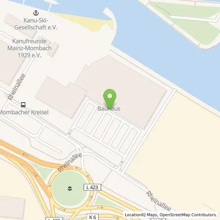 Standortübersicht der Tankstelle EnBW mobility+ AG und Co.KG in 55120 Mainz