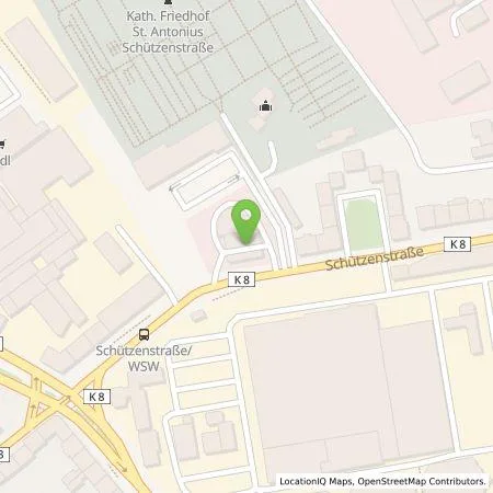 Standortübersicht der Tankstelle EnBW mobility+ AG und Co.KG in 42281 Wuppertal