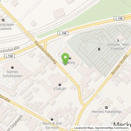 Standortübersicht der Tankstelle EnBW mobility+ AG und Co.KG in 53340 Meckenheim