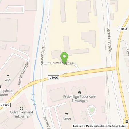 Standortübersicht der Tankstelle EnBW mobility+ AG und Co.KG in 73479 Ellwangen