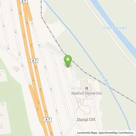 Standortübersicht der Tankstelle EnBW mobility+ AG und Co.KG in 88451 Dettingen/Iller