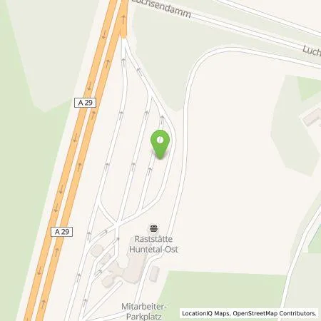 Standortübersicht der Tankstelle EnBW mobility+ AG und Co.KG in 26203 Wardenburg