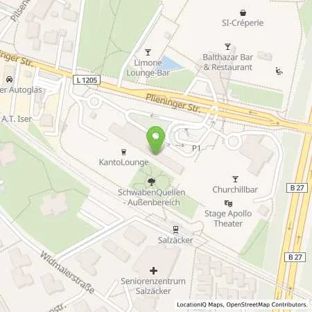 Standortübersicht der Tankstelle APCOA PARKING Deutschland GmbH in 70567 Stuttgart