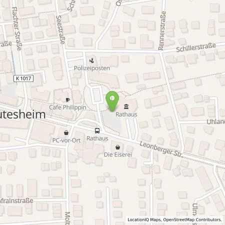 Standortübersicht der Tankstelle EnBW mobility+ AG und Co.KG in 71277 Rutesheim