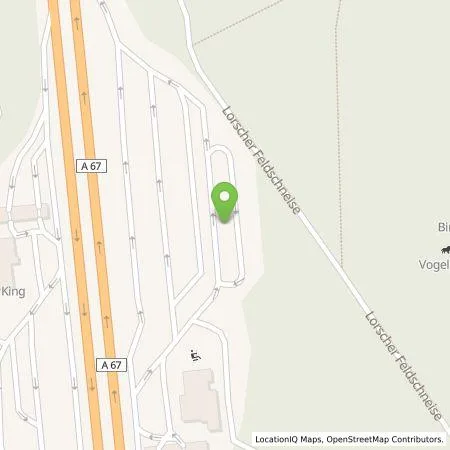 Standortübersicht der Tankstelle EnBW mobility+ AG und Co.KG in 64653 Lorsch