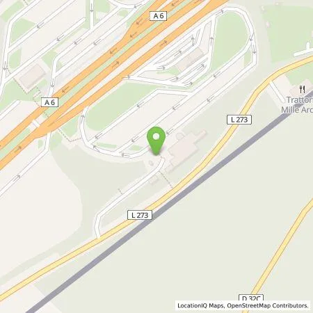 Standortübersicht der Tankstelle EnBW mobility+ AG und Co.KG in 66117 Saarbrücken