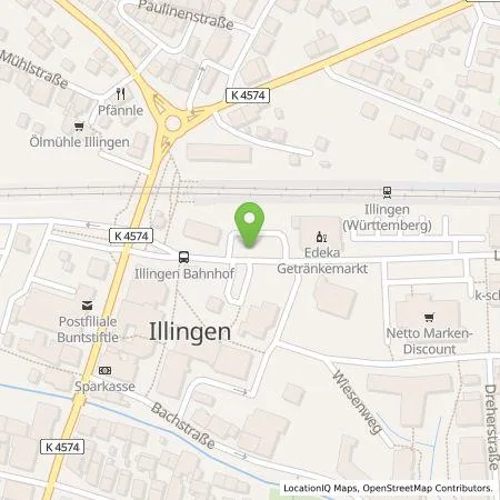 Standortübersicht der Tankstelle EnBW mobility+ AG und Co.KG in 75428 Illingen