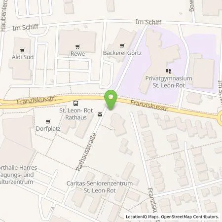 Standortübersicht der Tankstelle EnBW mobility+ AG und Co.KG in 68789 Sankt Leon (Rot)