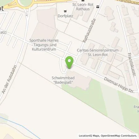 Standortübersicht der Tankstelle EnBW mobility+ AG und Co.KG in 68789 Sankt Leon (Rot)