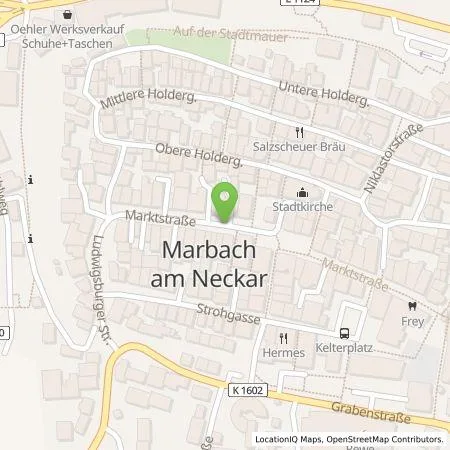 Standortübersicht der Tankstelle EnBW mobility+ AG und Co.KG in 71672 Marbach am Neckar