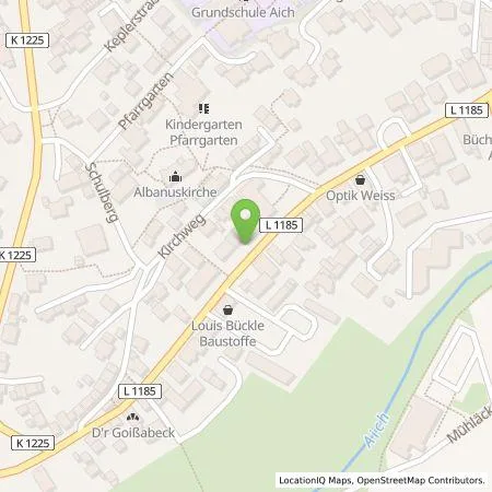 Standortübersicht der Tankstelle EnBW mobility+ AG und Co.KG in 72631 Aichtal