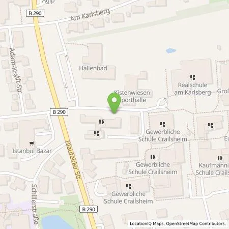 Standortübersicht der Tankstelle EnBW mobility+ AG und Co.KG in 74564 Crailsheim