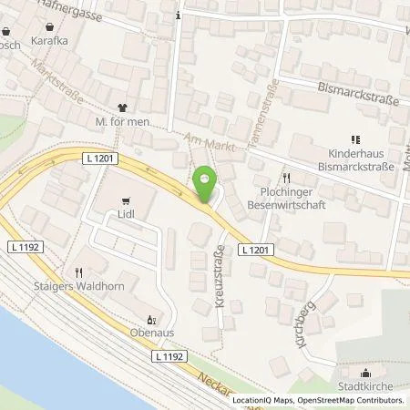 Standortübersicht der Tankstelle EnBW mobility+ AG und Co.KG in 73207 Plochingen