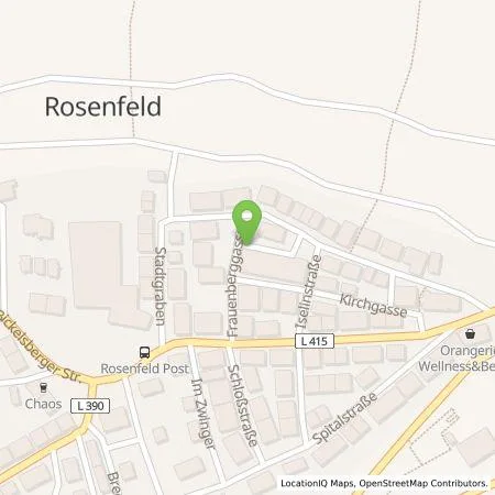 Standortübersicht der Tankstelle EnBW mobility+ AG und Co.KG in 72348 Rosenfeld