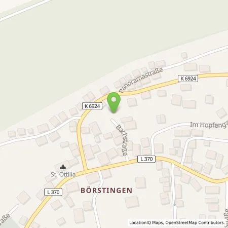 Standortübersicht der Tankstelle EnBW mobility+ AG und Co.KG in 72181 Starzach Börstingen