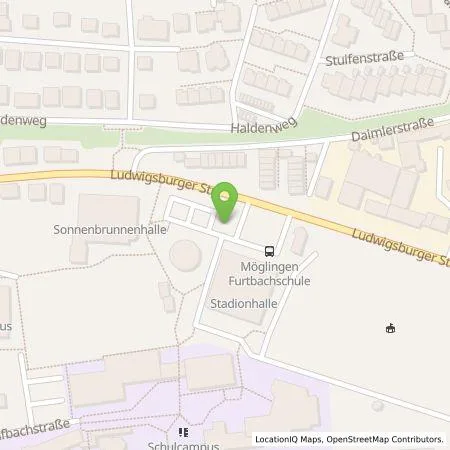 Standortübersicht der Tankstelle EnBW mobility+ AG und Co.KG in 71696 Möglingen