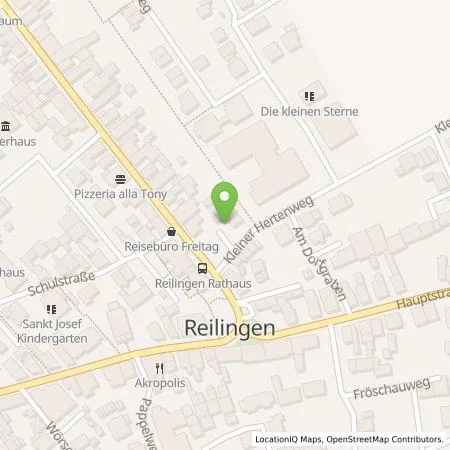 Standortübersicht der Tankstelle EnBW mobility+ AG und Co.KG in 68799 Reilingen