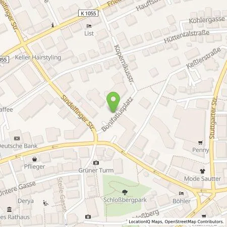 Standortübersicht der Tankstelle EnBW mobility+ AG und Co.KG in 71032 Böblingen