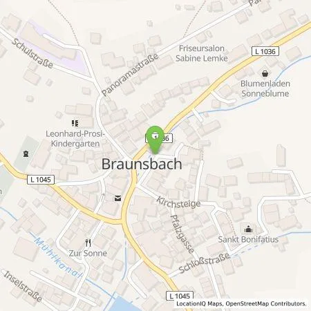 Standortübersicht der Tankstelle EnBW mobility+ AG und Co.KG in 74542 Braunsbach