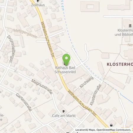 Standortübersicht der Tankstelle EnBW mobility+ AG und Co.KG in 88427 Bad Schussenried