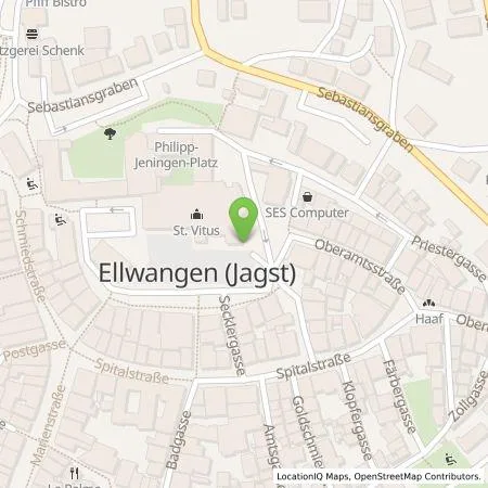 Standortübersicht der Tankstelle EnBW mobility+ AG und Co.KG in 73479 Ellwangen