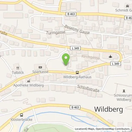 Standortübersicht der Tankstelle EnBW mobility+ AG und Co.KG in 72218 Wildberg