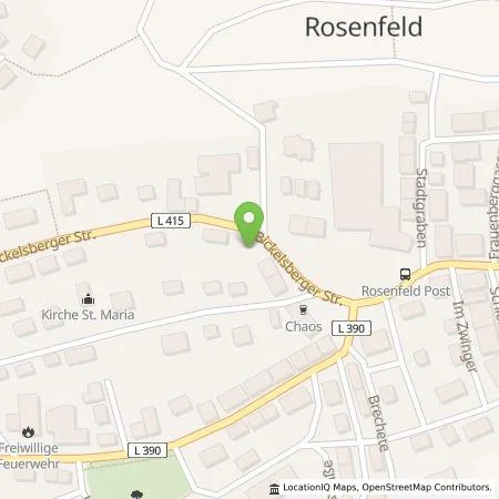 Standortübersicht der Tankstelle EnBW mobility+ AG und Co.KG in 72348 Rosenfeld