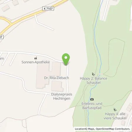 Standortübersicht der Tankstelle EnBW mobility+ AG und Co.KG in 72378 Hechingen