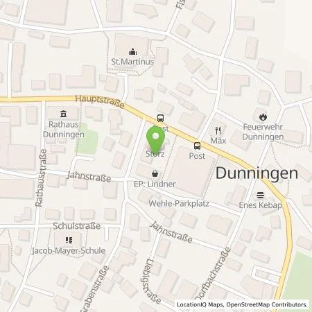 Standortübersicht der Tankstelle EnBW mobility+ AG und Co.KG in 78655 Dunningen
