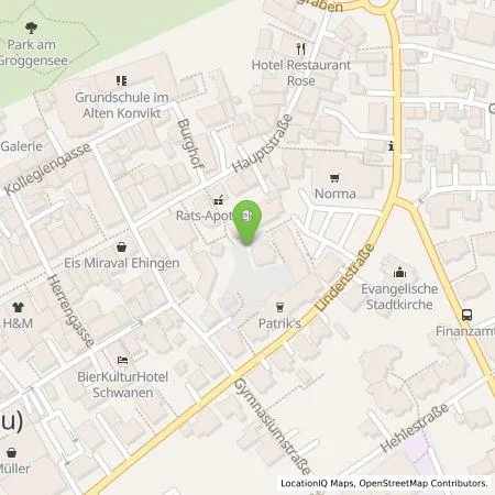 Standortübersicht der Tankstelle EnBW mobility+ AG und Co.KG in 89584 Ehingen