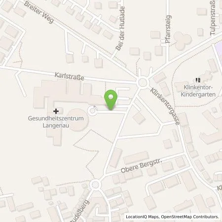 Standortübersicht der Tankstelle EnBW mobility+ AG und Co.KG in 89129 Langenau