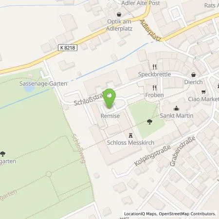 Standortübersicht der Tankstelle EnBW mobility+ AG und Co.KG in 88605 Meßkirch