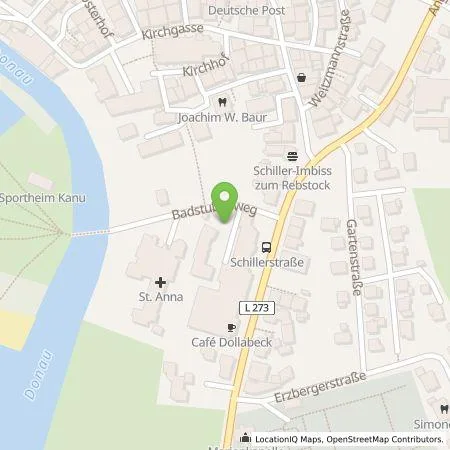 Standortübersicht der Tankstelle EnBW mobility+ AG und Co.KG in 89579 Munderkingen