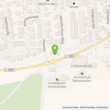 Standortübersicht der Tankstelle EnBW mobility+ AG und Co.KG in 89179 Beimerstetten