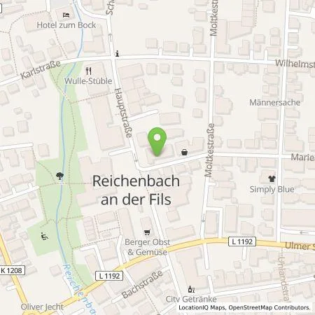 Standortübersicht der Tankstelle EnBW mobility+ AG und Co.KG in 73262 Reichenbach