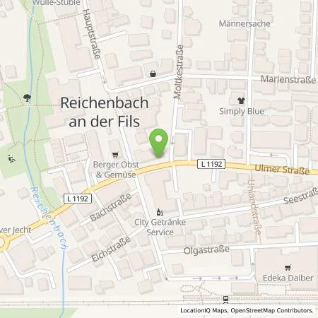 Standortübersicht der Tankstelle EnBW mobility+ AG und Co.KG in 73262 Reichenbach