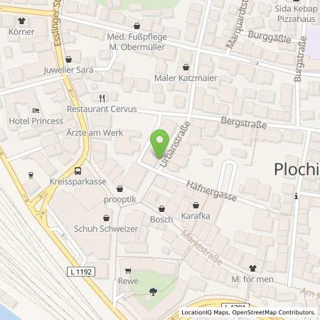 Standortübersicht der Tankstelle EnBW mobility+ AG und Co.KG in 73207 Plochingen