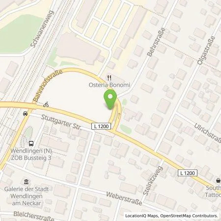 Standortübersicht der Tankstelle EnBW mobility+ AG und Co.KG in 73240 Wendlingen