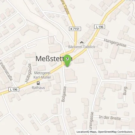 Standortübersicht der Tankstelle EnBW mobility+ AG und Co.KG in 72469 Meßstetten