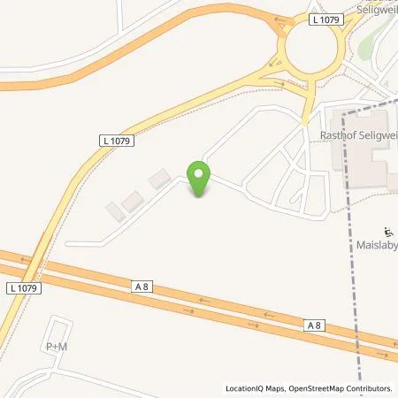 Standortübersicht der Tankstelle EnBW mobility+ AG und Co.KG in 89129 Langenau/Seligweiler