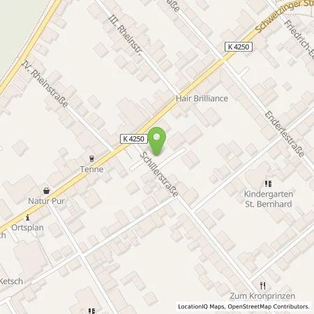 Standortübersicht der Tankstelle EnBW mobility+ AG und Co.KG in 68775 Ketsch