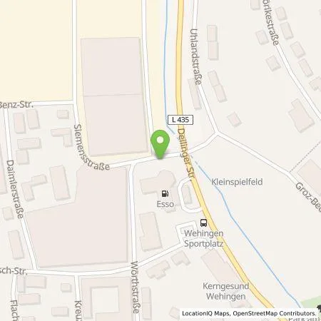 Standortübersicht der Tankstelle EnBW mobility+ AG und Co.KG in 78564 Wehingen