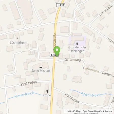 Standortübersicht der Tankstelle EnBW mobility+ AG und Co.KG in 78588 Denkingen