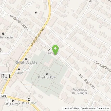 Standortübersicht der Tankstelle EnBW mobility+ AG und Co.KG in 73760 Ostfildern Ruit