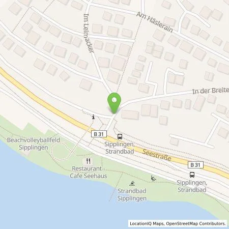 Standortübersicht der Tankstelle EnBW mobility+ AG und Co.KG in 78354 Sipplingen